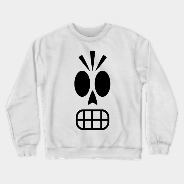 Manny Calavera Grim Fandango Crewneck Sweatshirt by Alfons